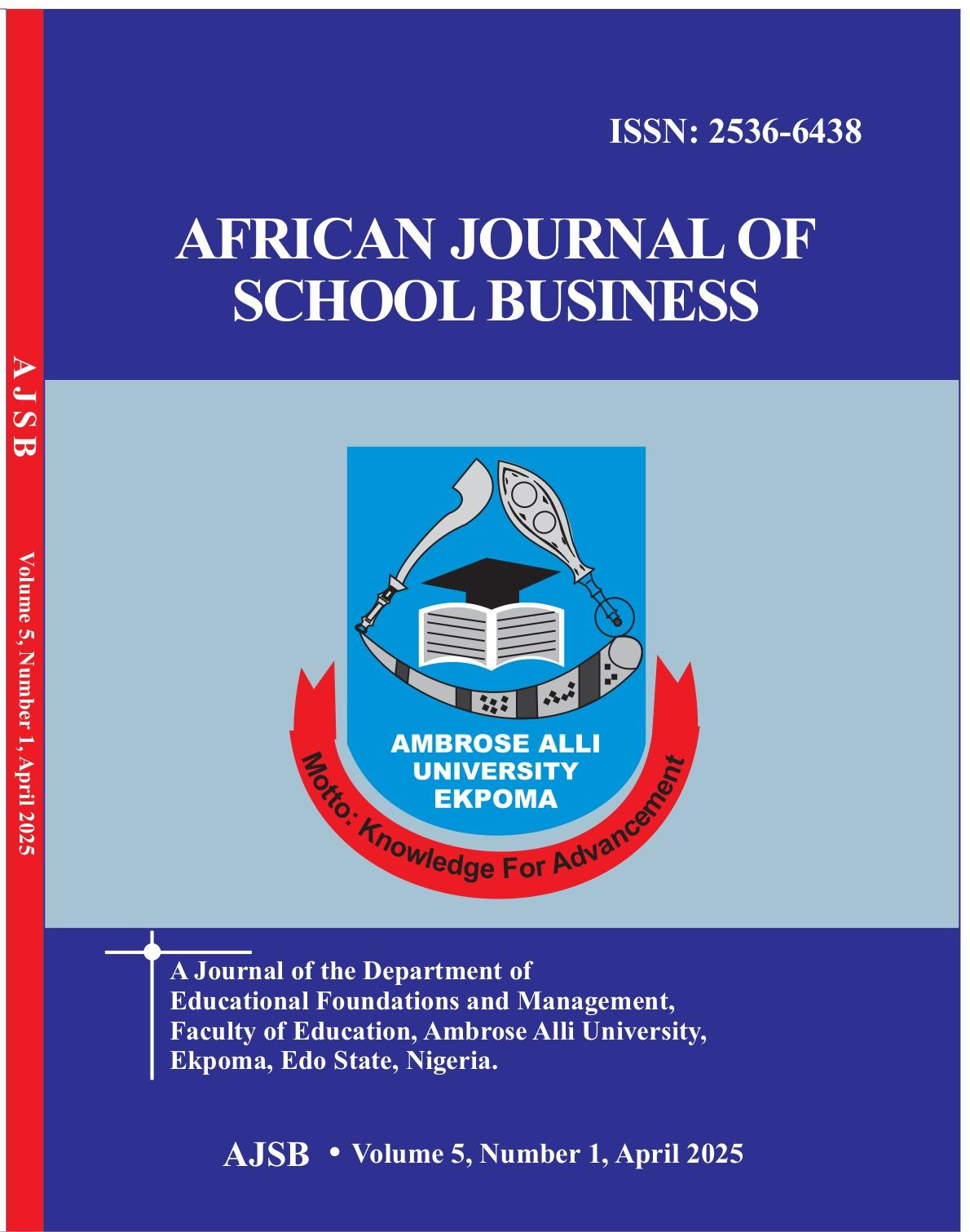 					View Vol. 5 No. 1 (2025):  AJSB Volume 5, Number 1,  April 2025   
				